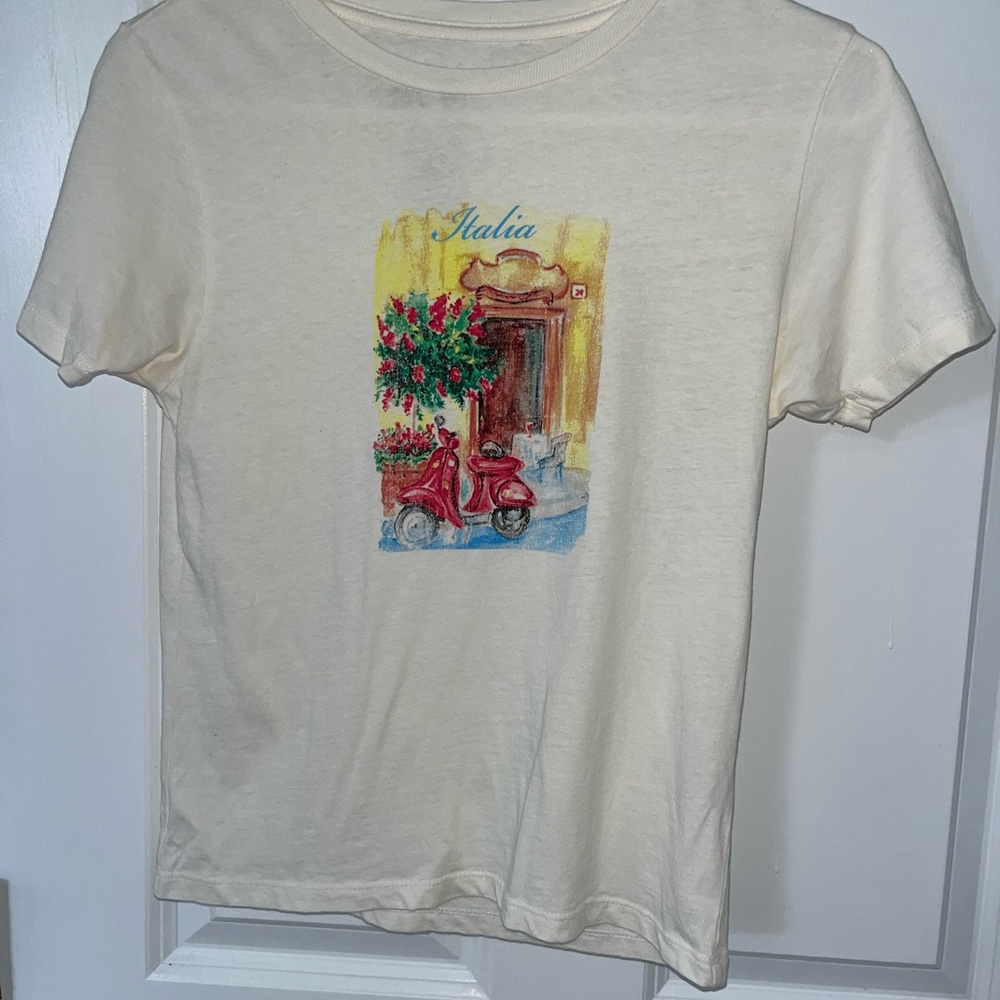 PacSun Cream Italia Graphic Tee